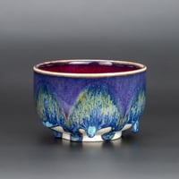 Image 2 of Blue Fucshia Arches - Teabowl