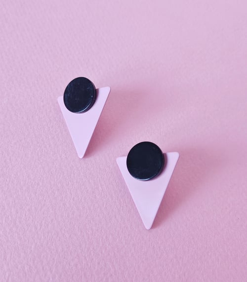 Image of Pendientes TRIANGELU - Rosa