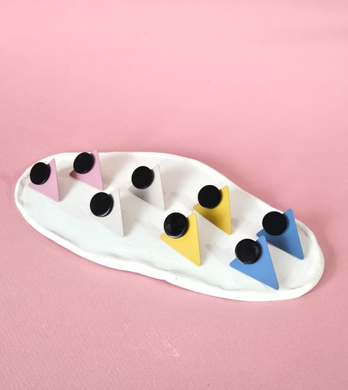 Image of Pendientes TRIANGELU - Amarillo