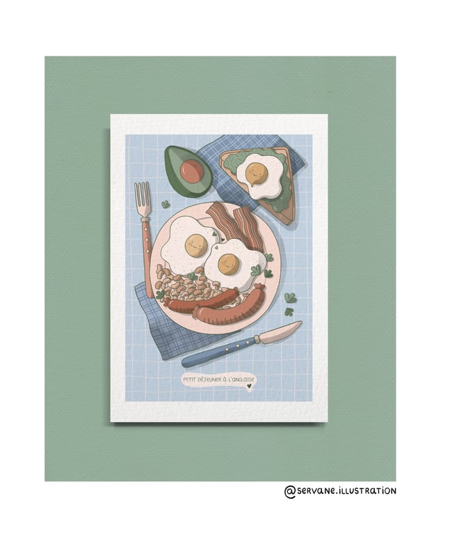 " Des œufs au déjeuner " (deux au choix)