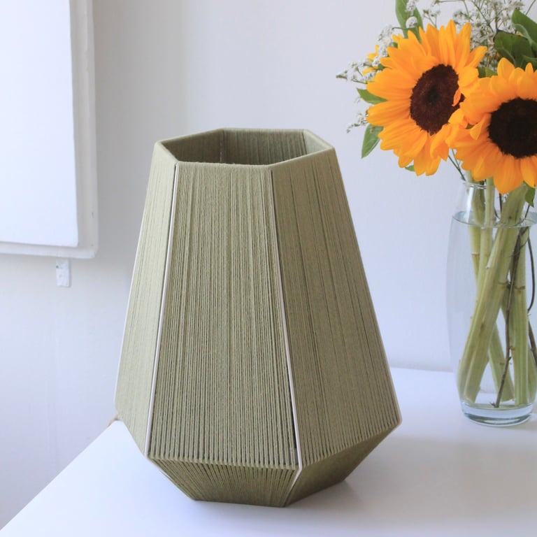 Table lamp PAULA Pistachio & Olive green