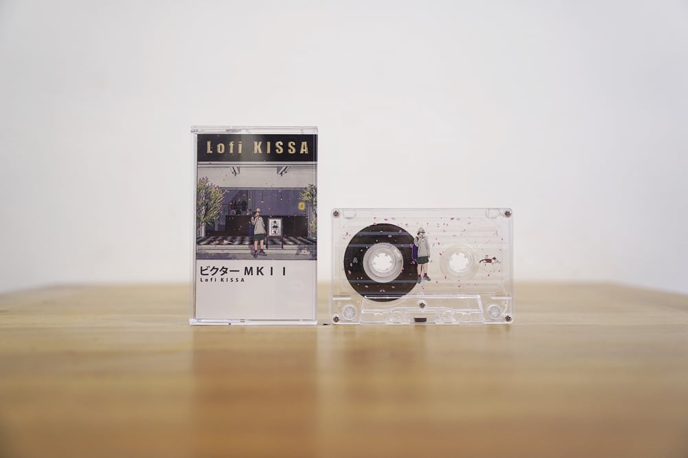 Image of [KOB021] Lofi KISSA​：​Best Jazz Beats of ビクターMKII  Sticker Cassette