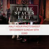 SUNDAY 8th December. *DEPOSIT 1/2 HOUR* photoshoot £160. Book now- £60 DEPOSIT.