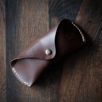 Image 1 of Glasses case (dark brown)