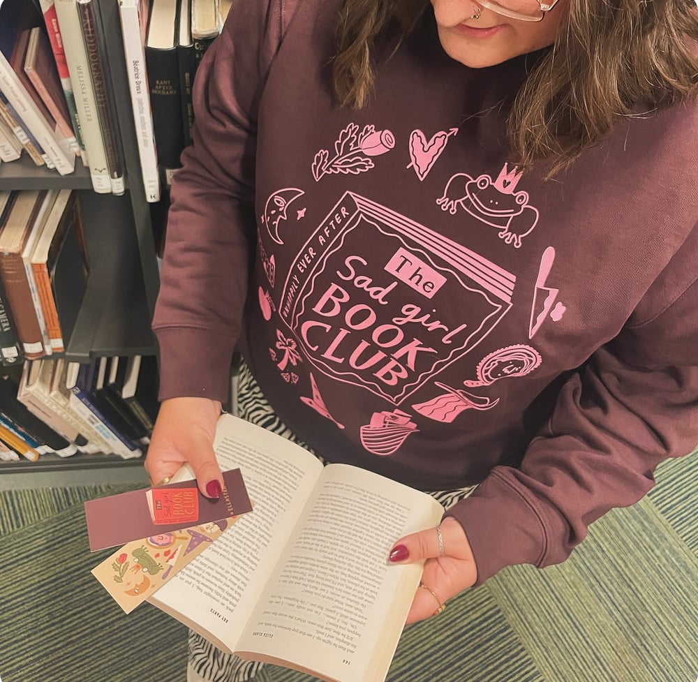 Image of Sad Girl Book Club Sweatshirt 