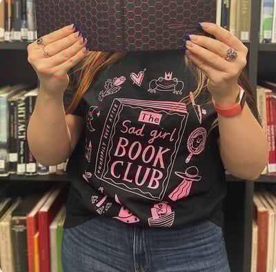 Image of Sad Girl Book Club T-Shirt 