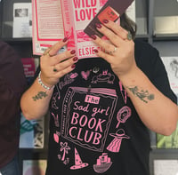 Image 4 of Sad Girl Book Club T-Shirt 