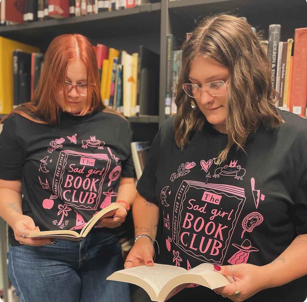 Image of Sad Girl Book Club T-Shirt