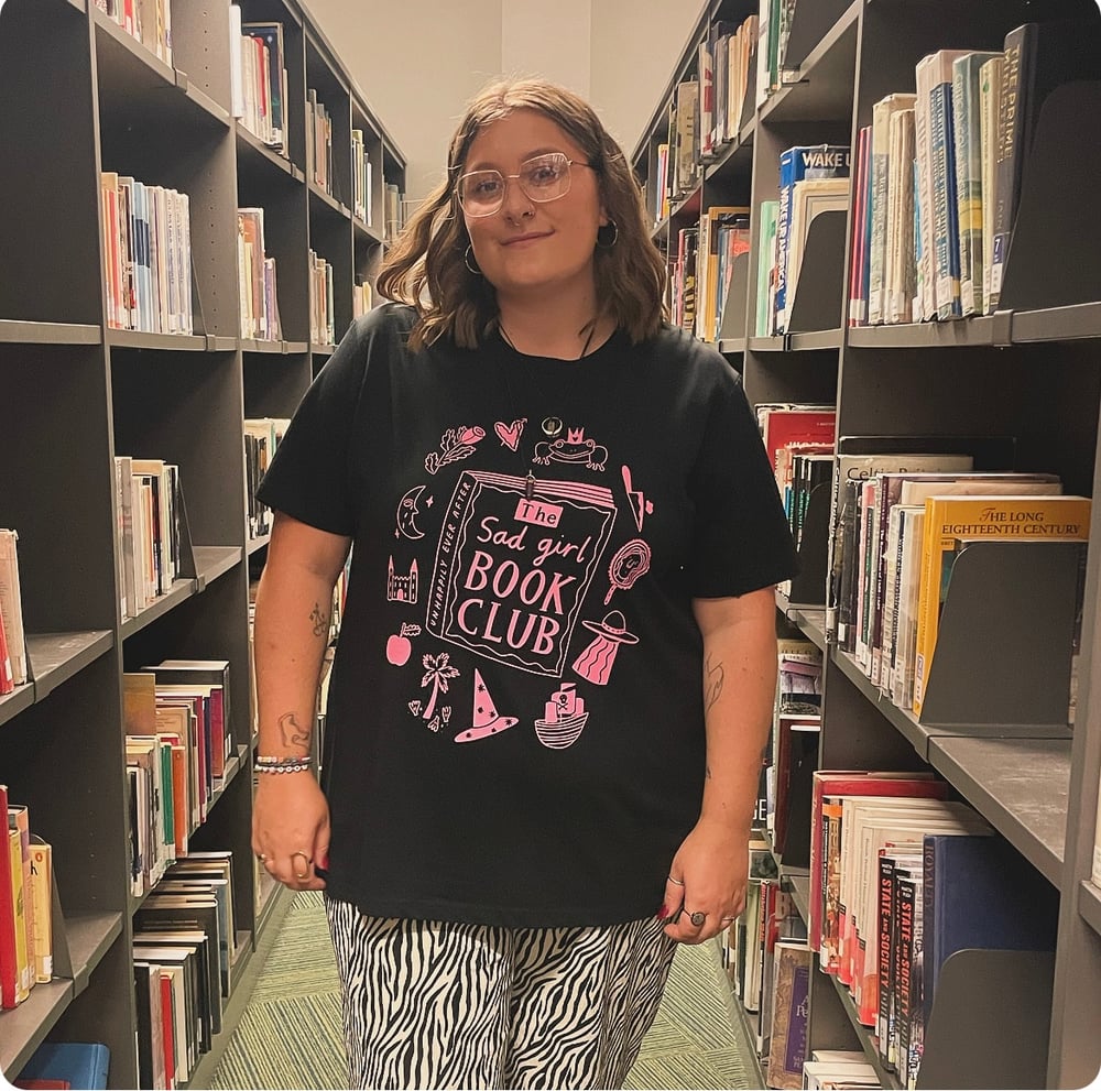 Image of Sad Girl Book Club T-Shirt 