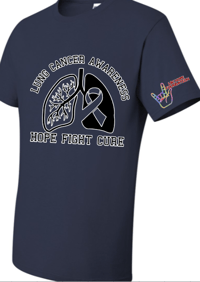 Image 5 of Lung Cancer Awareness HFC Tee
