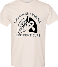 Image 7 of Lung Cancer Awareness HFC Tee