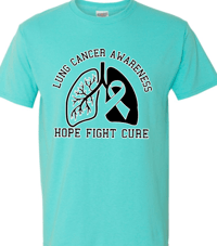 Image 1 of Lung Cancer Awareness HFC Tee