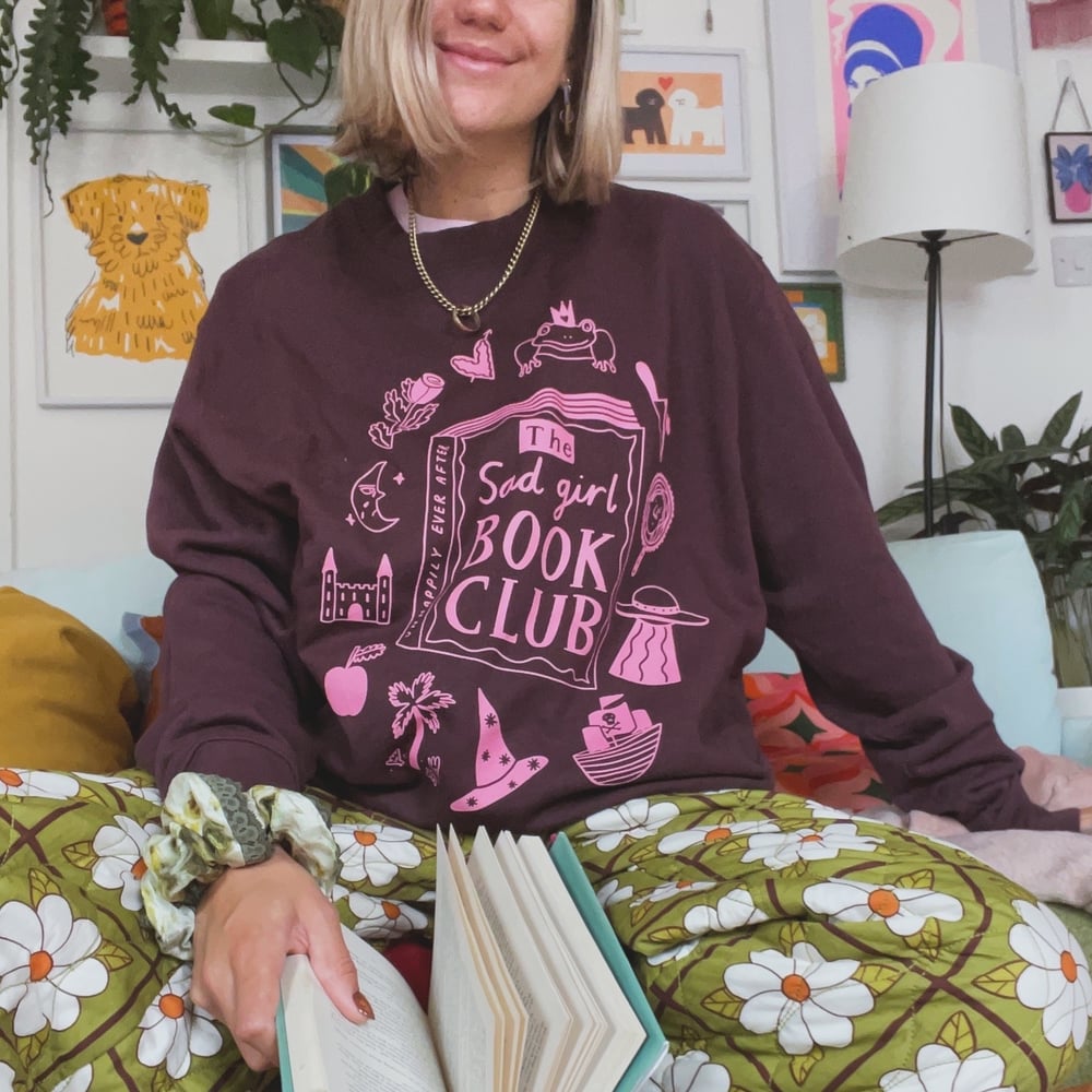 Image of Sad Girl Book Club Sweatshirt 