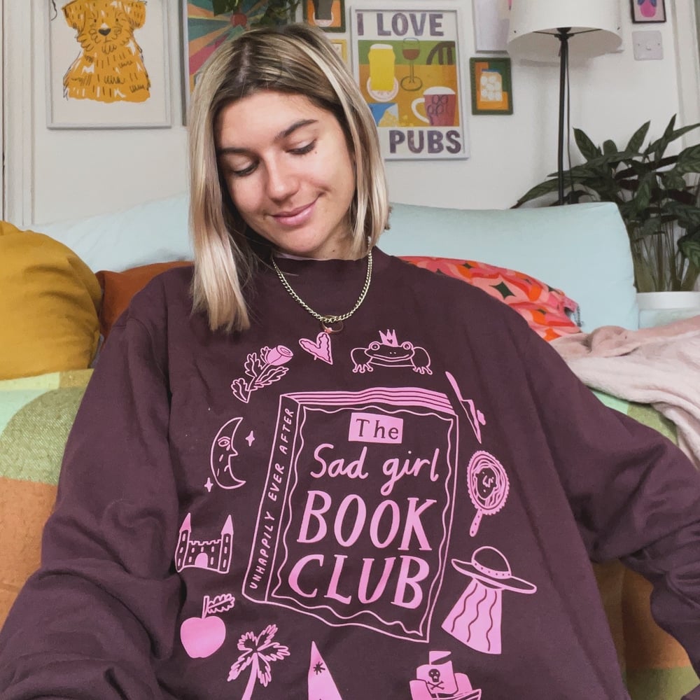 Image of Sad Girl Book Club Sweatshirt 