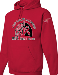Image 1 of Lung Cancer Awareness HFC Hoodie