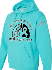 Image 4 of Lung Cancer Awareness HFC Hoodie