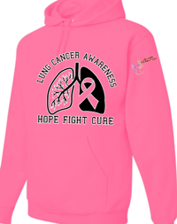 Image 3 of Lung Cancer Awareness HFC Hoodie