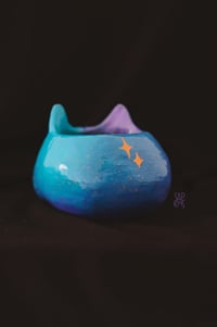 Image 5 of RESERVED - Galaxy Cat Skull