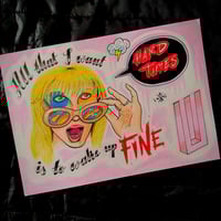 Paramore Inspired "Hard Times" Hayley Williams After Laughter 200gsm A4 Poster Print