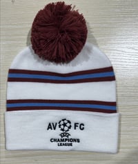 Image 1 of Villa Champions league bobble hat