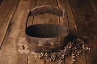 Rustic water bucket 