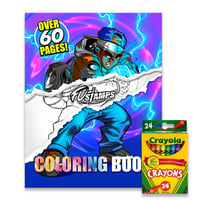 Image 1 of FU-Stamps® Coloring Book with 24pc crayons