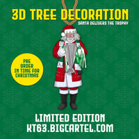 Image 1 of Santa 3D Tree Decoration PRE ORDER