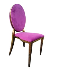 Image 5 of Gold  and Silver lux chairs  many  colors velvet 
