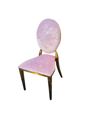 Image of Gold  and Silver lux chairs  many  colors velvet 
