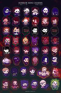 Image 2 of Horror Icons / Mini Acrylic Charms 