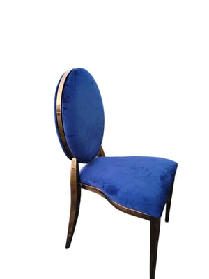 Image of Gold  and Silver lux chairs  many  colors velvet 