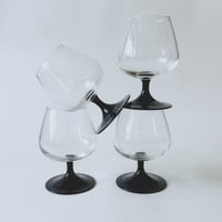 Image 1 of French Made Luminarc Brandy Snifters (set of 4)