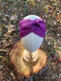 Image 1 of Berry Dot Turban Twist Headband 