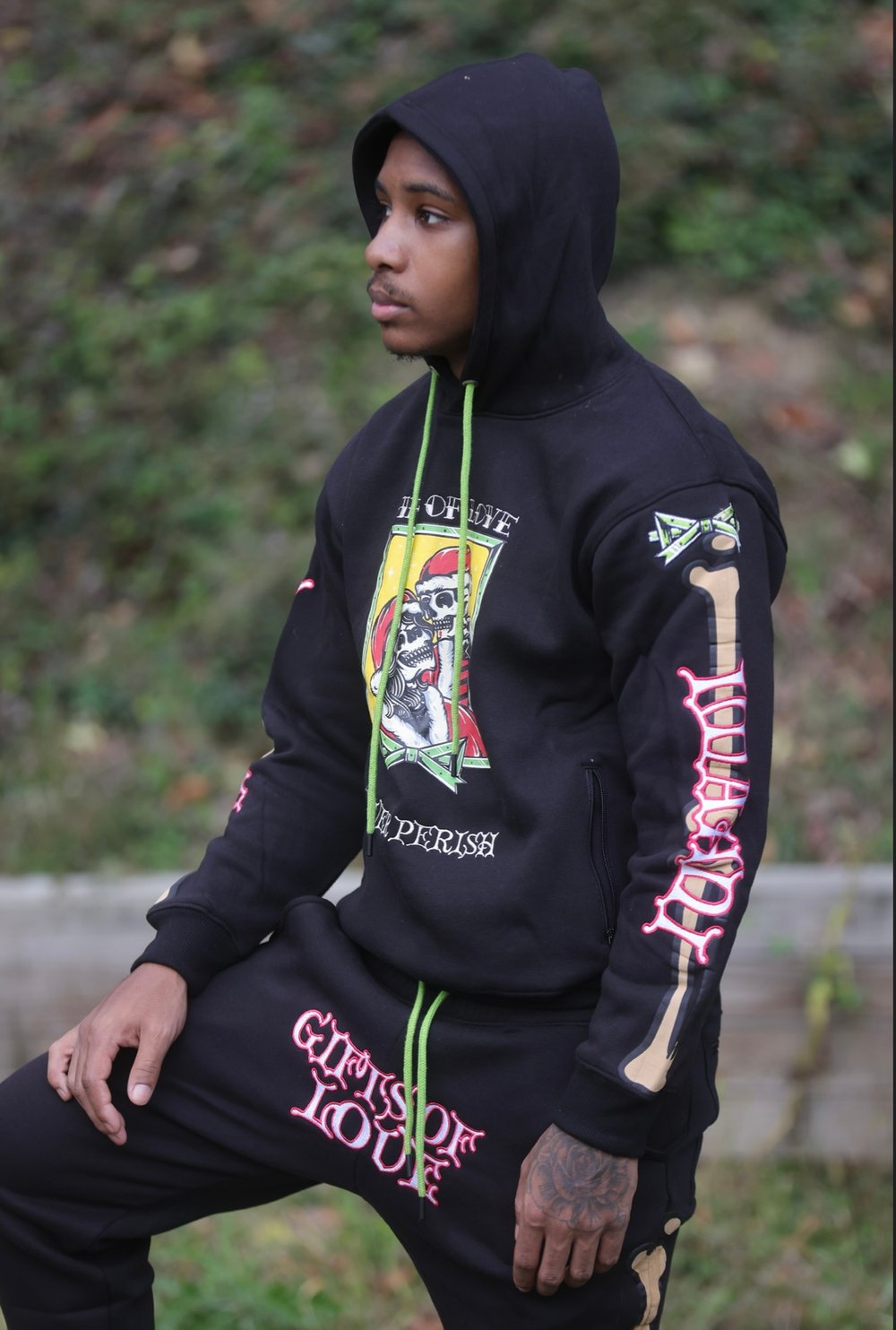 Image of "Gifts Of Love" jogger set.