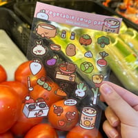 Image 4 of Vegetable Soup Party Sticker Sheet 