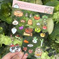 Image 3 of Vegetable Soup Party Sticker Sheet 