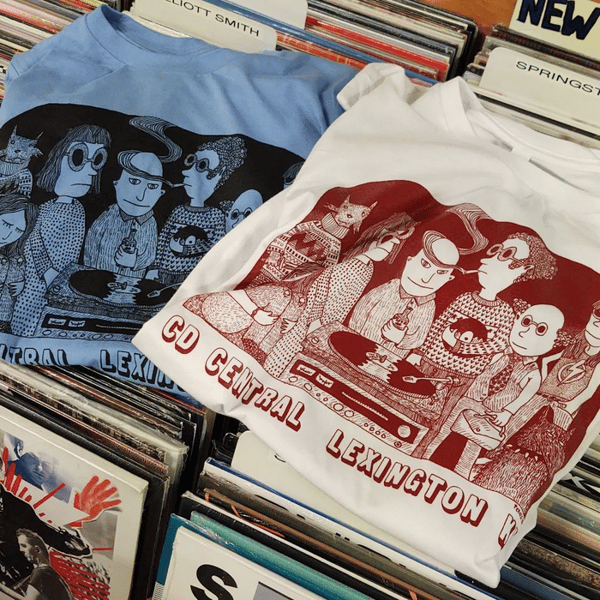 Image of CD Central Record Party T-shirt
