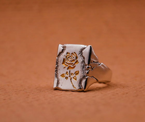 Image of Golden Rose Signet 