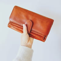 Image 2 of Soft Leather Clutch Purse