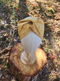 Image 1 of Maize Floral Turban Twist Headband 