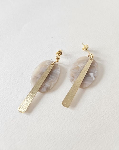 Image of Pendientes MACCHIATO - Beige