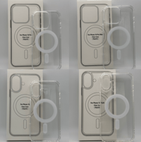 iPhone 16 Models Clear Silicone Case with Magsafe 
