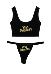 PISS PRINCESS SCOOP NECK TOP SET