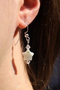 Image 2 of pearly star earrings