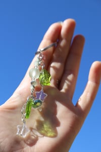 Image 1 of sage and leaf keychain