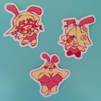 bunny cut stickers