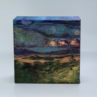 Image 1 of Night Mountain Canvas Painting