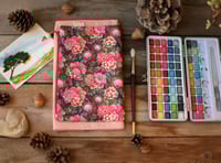 Image 1 of Pochette pour PINCEAUX  "Fleuri"