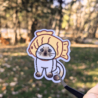 Image 3 of Taiyaki Kitty Sticker