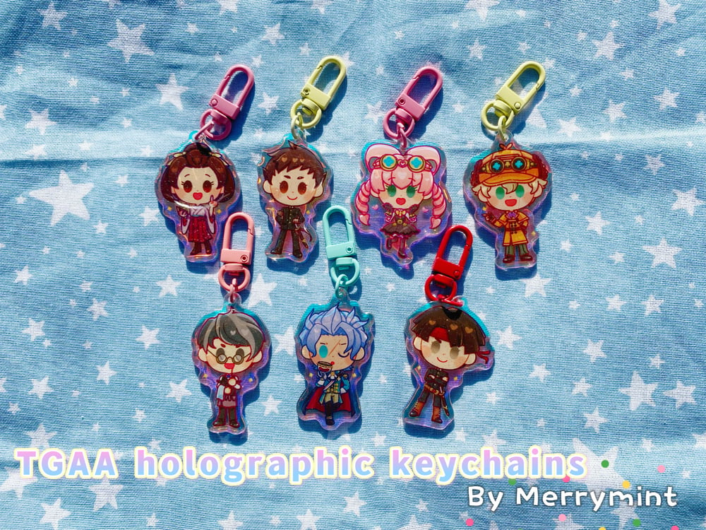 TGAA Holographic Keychains